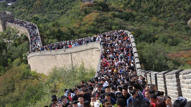Светът е потресен! Великата китайска стена започна да се срутва! (СНИМКИ)