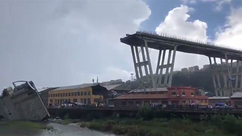 Премиерът на Италия уточни броя на загиналите след рухването на моста в Генуа