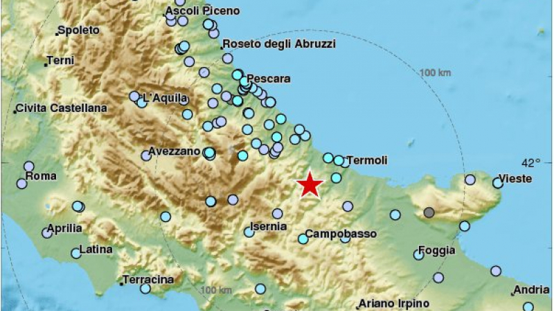 След рухналия мост, силно земетресение разлюля Италия