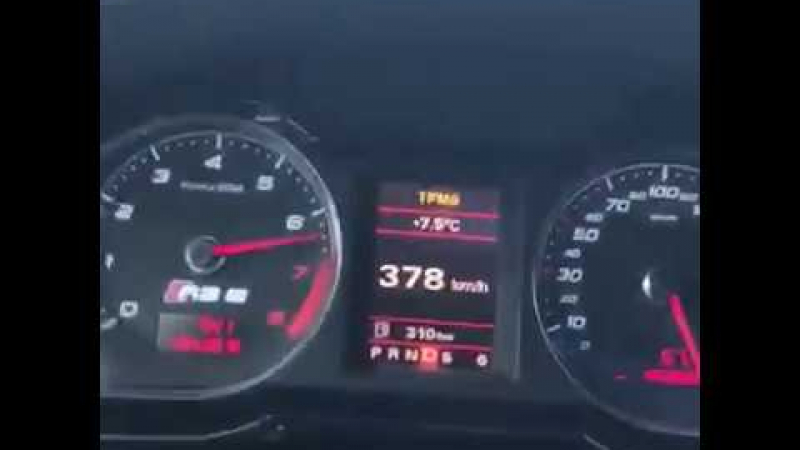 Като изтребител! Откачен джигит ускори с  Audi RS6 до  378 км/ч (ВИДЕО)