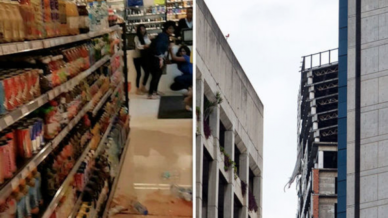 Мощното земетресение килна 200-метровата Кула на Давид във Венецуела, всеки момент може да рухне! (ВИДЕО)