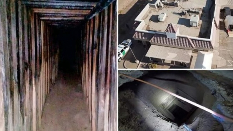 Откриха тунел за дрога от ресторант в САЩ до спалня в Мексико (СНИМКИ/ВИДЕО)