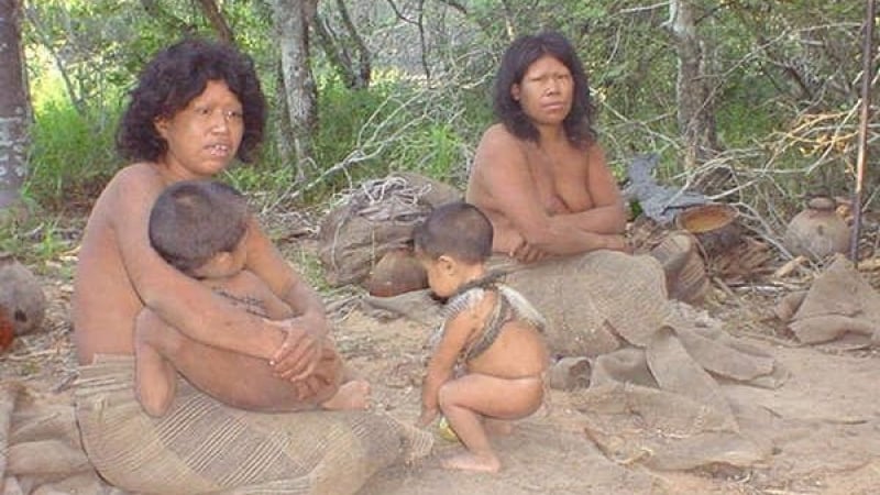 Уникално откритие! Дрон засне загадъчно племе диваци, което никога не е виждало цивилизацията (СНИМКИ/ВИДЕО)