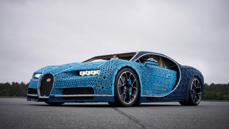 Сглобиха пълномащабен Bugatti Chiron от части на конструктор Lego. И може да се движи! (СНИМКИ/ВИДЕО)