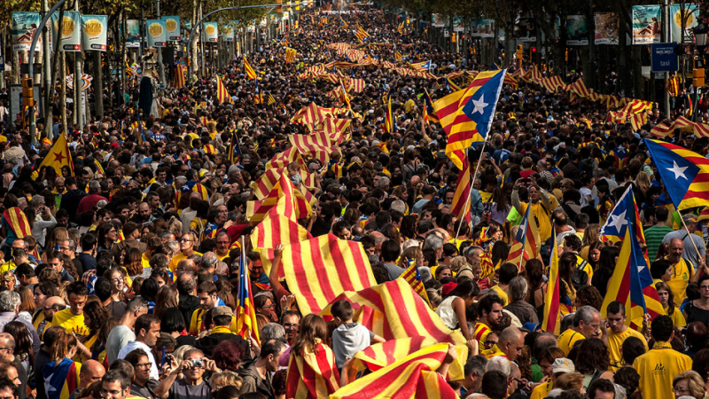 Сепаратистите подготвят голяма демонстрация в Барселона