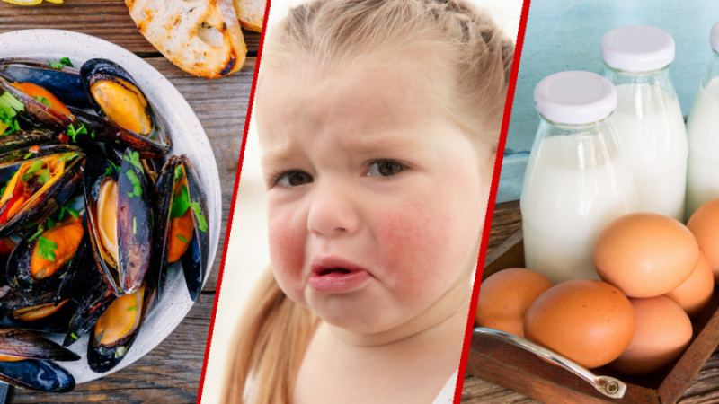 Това са най-честите причинители на хранителни алергии