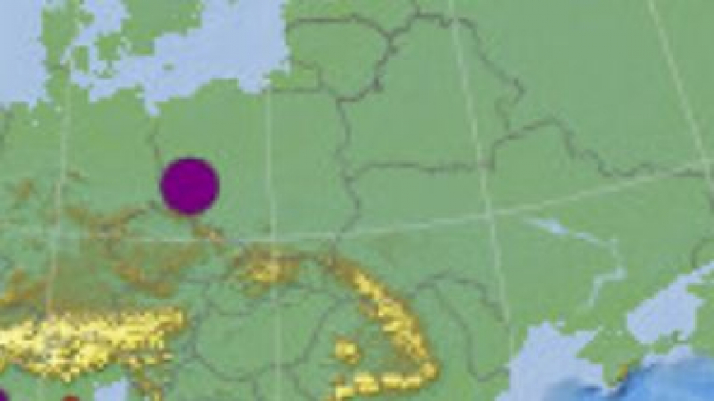 Силно земетресение разтресе Полша