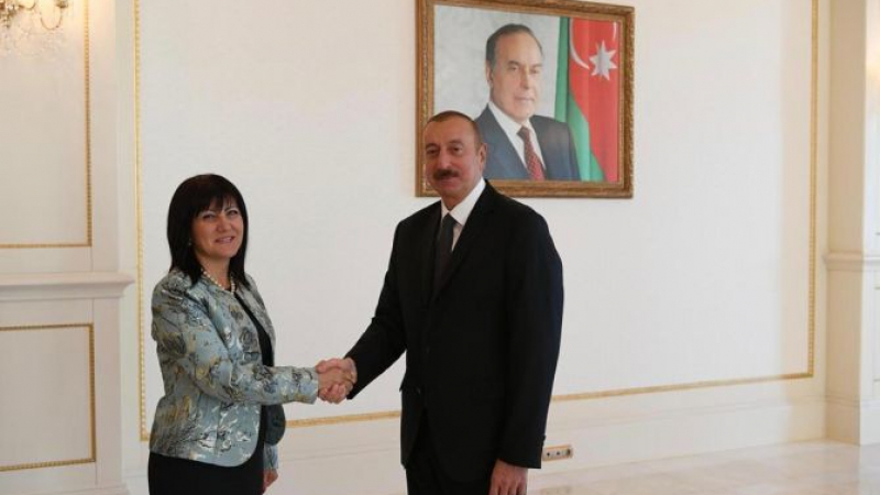 Цвета Караянчева проведе важна среща с президента на Азербайджан