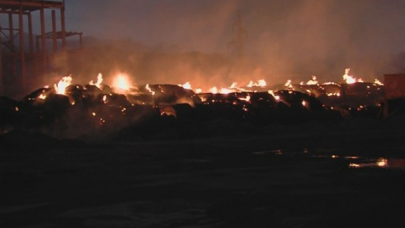 Стана ясна причината за големия пожар в ТЕЦ - Сливен