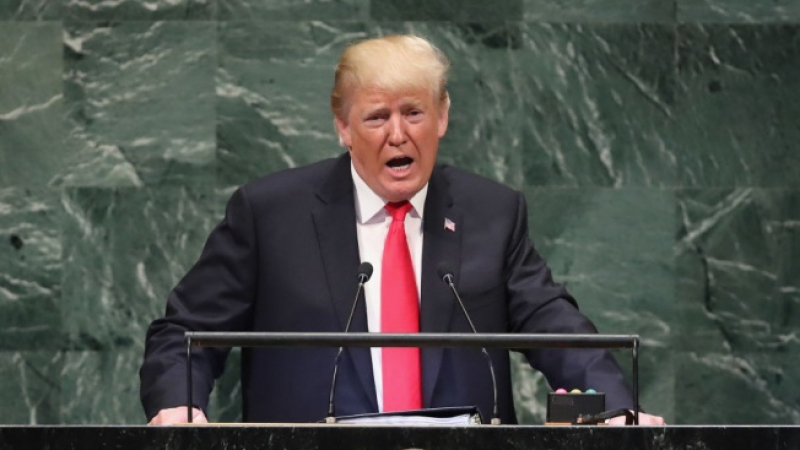 Тръмп с много силна реч пред Общото събрание на ООН