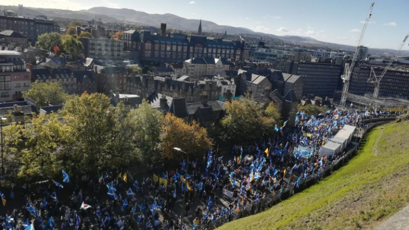 Най-дръзката и голяма демонстрация за независимост в историята на Шотландия