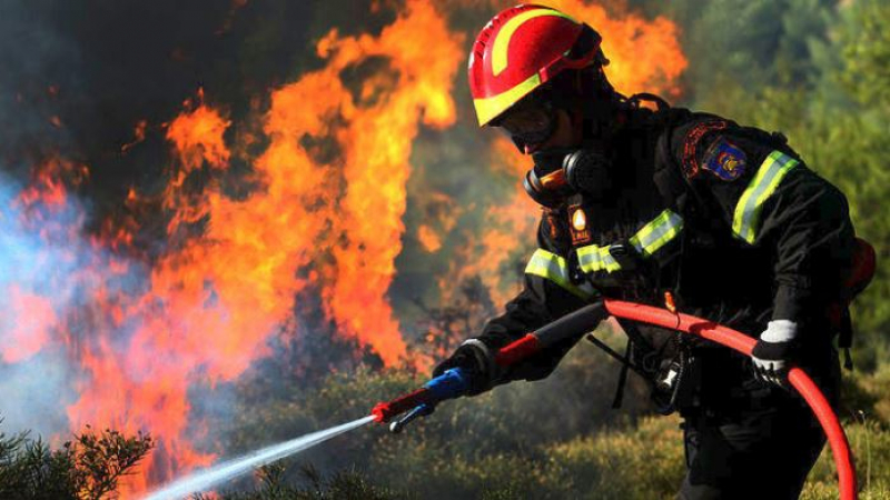 Пожарникари откриха зловеща находка след огнен ад край Бургас
