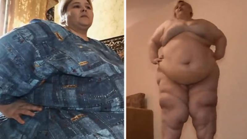 Най-дебелата рускиня чукна 300 килограма, съседите се страхуват, че ще падне през тавана им (СНИМКИ)