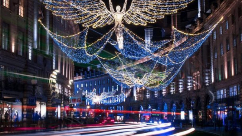 10-те места с най-красиви коледни светлини в Лондон (СНИМКИ)