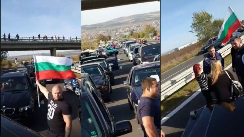 Започна се! Протестиращи блокираха магистрала „Тракия“ заради скъпите горива (НА ЖИВО)