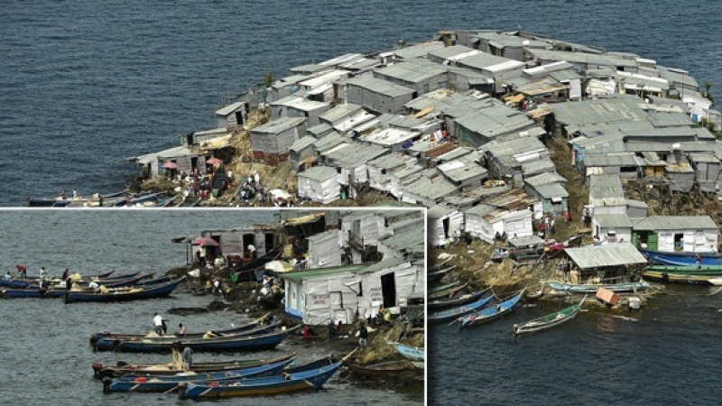 Гъмжило: 2 бардака с проститутки на най-претъпкания остров на света, който е колкото половин футболно игрище! 