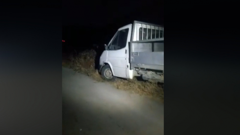 Страшен инцидент с бял камион на протеста край Благоевград (ВИДЕО)