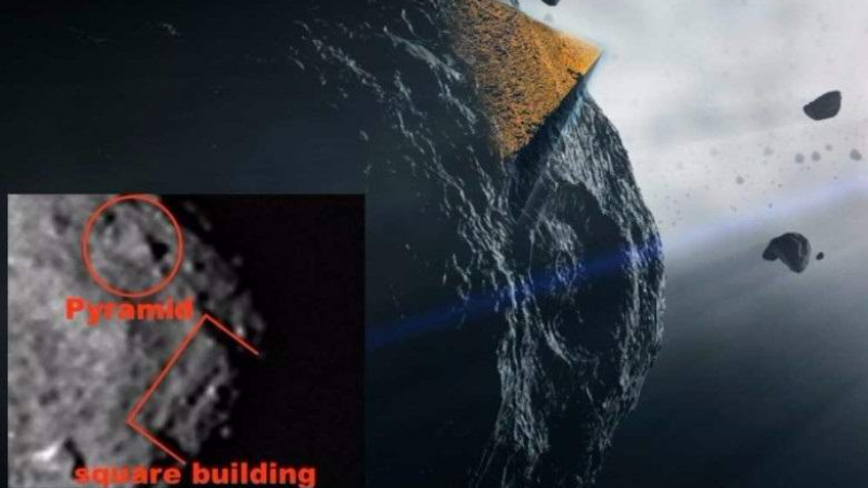Уфолозите са в шок! В СНИМКА на НАСА откриха пирамида на астероид, построена от извънземни (ВИДЕО)