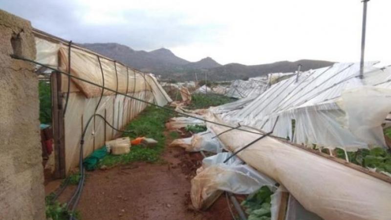 Мощна стихия удари остров Крит, фермери гледат и не вярват на очите си (СНИМКИ)