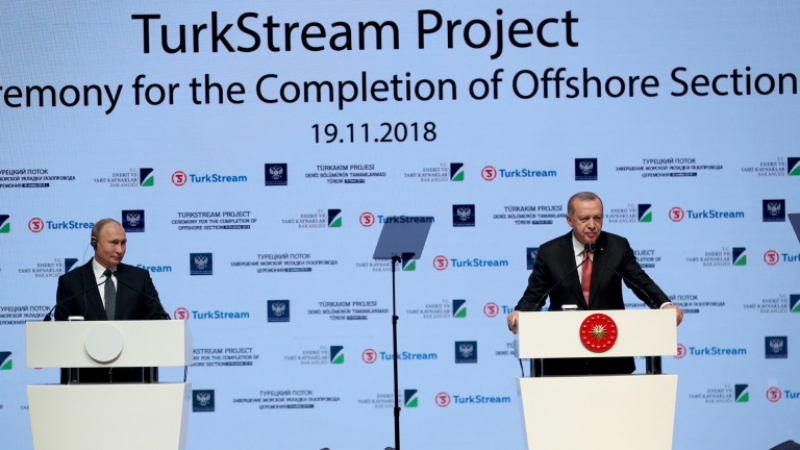 Ердоган и Путин официално обявиха важна новина за „Турски поток" (ВИДЕО/СНИМКИ)