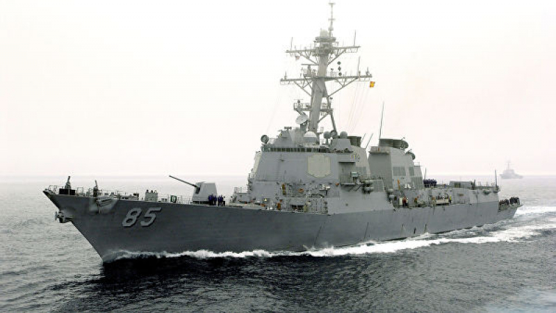 Разрушителят USS McCampbell  на САЩ отправи голямо "предизвикателство към морските претенции на Русия" 