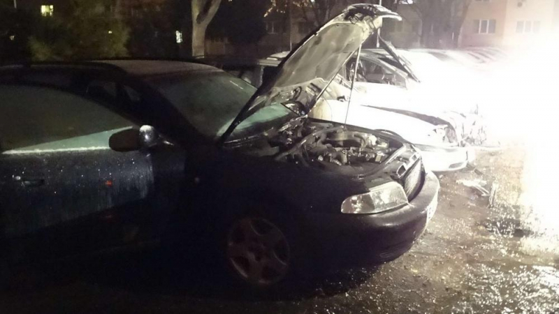 Надрусан шофьор помете паркирали коли в Бургас