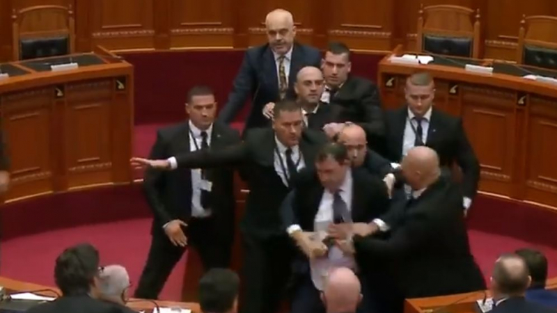 Сеир в Тирана: Депутат замери премиерът Еди Рама с... (СНИМКИ/ВИДЕО)