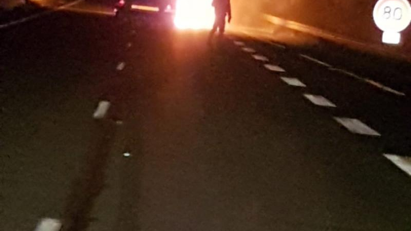 Френската полиция проговори за подпаления от мигранти български тир край Кале