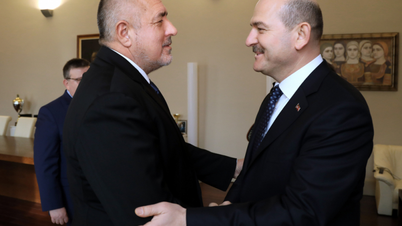 Борисов проведе важна среща с турския вътрешен министър 