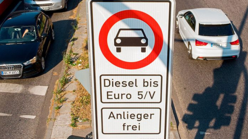 Първи резултати след забраната на стари дизелови автомобили в Германия