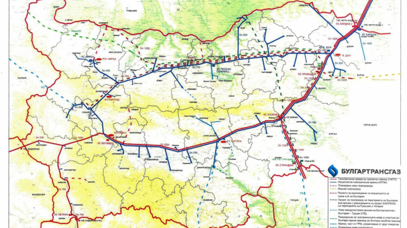 Фалстарт с "Турски поток" през България