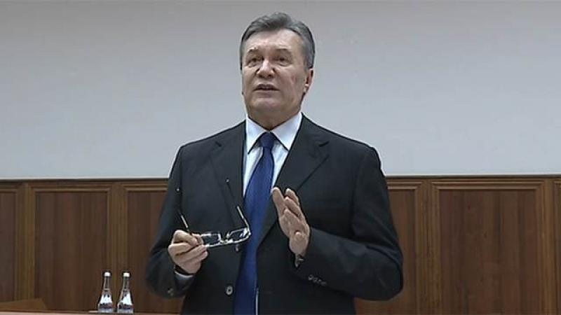 Осъдиха бившия президент на Украйна Виктор Янукович за държавна измяна 