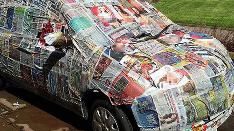 Защо всеки шофьор трябва да има стари вестници в колата 