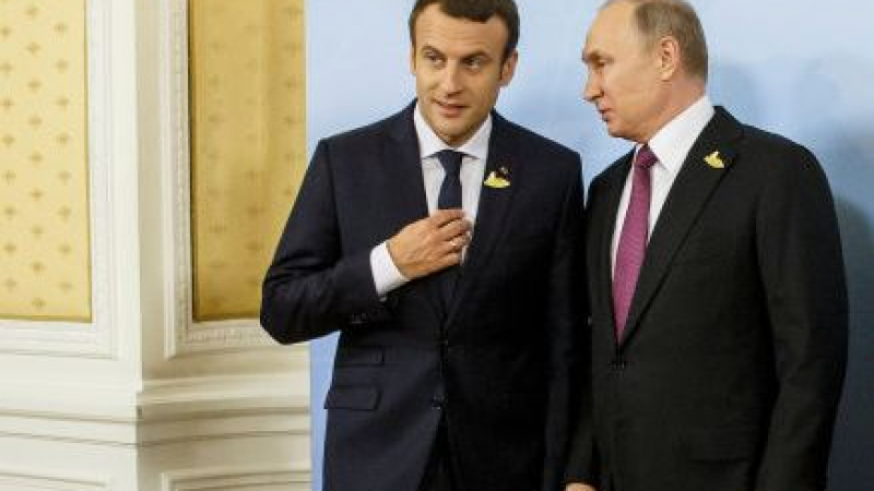 Путин и Макрон са разговаряли по телефона за Сирия и Украйна