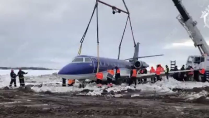 Самолет се разби на летище "Шереметиево" (ВИДЕО)