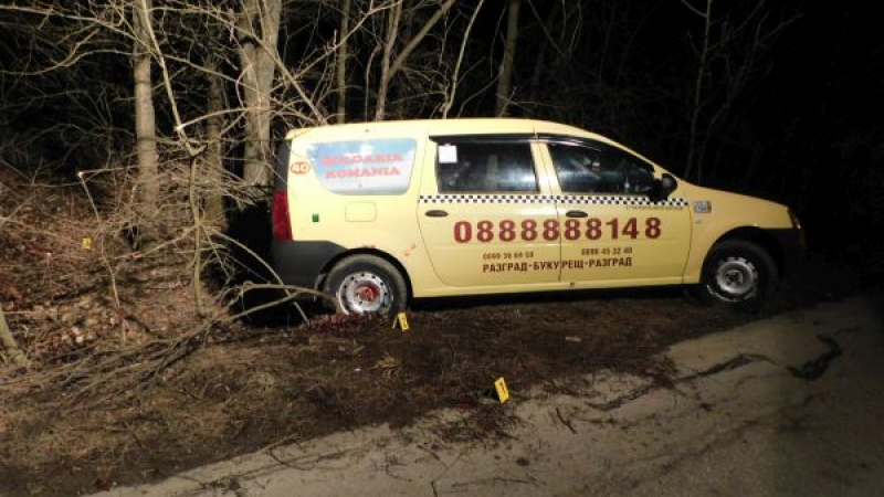 Първи СНИМКИ 18+ и подробности от зловещото убийство на таксиметров шофьор край Разград