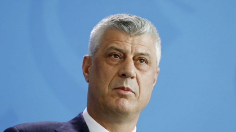 Подразнен от въпрос, президентът на Косово Хашим Тачи напусна интервю по телевизията