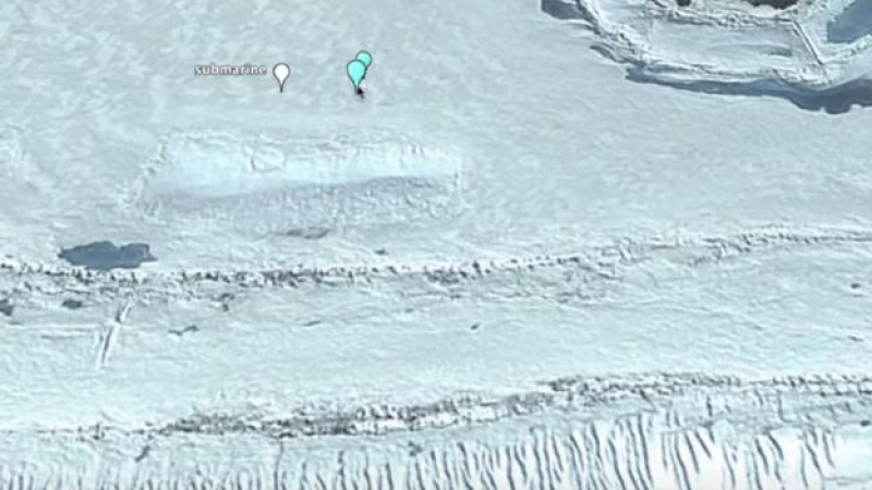 Блогър откри подводница на Хитлер сред ледовете на Антарктида (ВИДЕО)