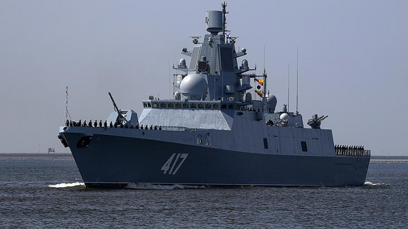 Руската ракетна фрегата "Адмирал Горшков" влезе в Средиземно море