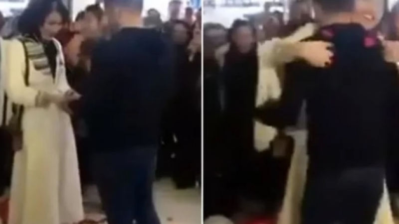 Иранец предложи на любимата си брак в мол и започна адът... (ВИДЕО)