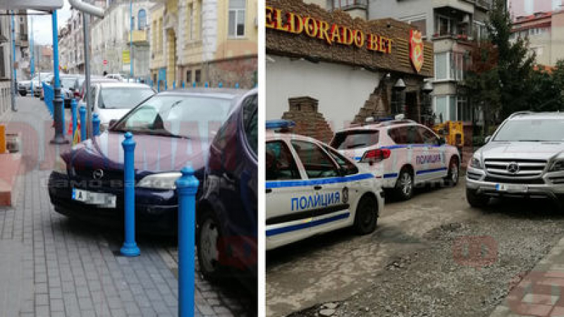 Бургазлии пропищяха от паркирането на батките и полицаите по фамозните улици (СНИМКИ)