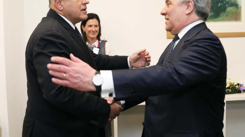 Борисов и Таяни с важна среща за пакета "Мобилност" (СНИМКИ)