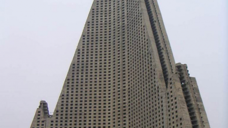 В Пхенян е най-високият хотел в света, но има огромен недостатък (СНИМКИ)