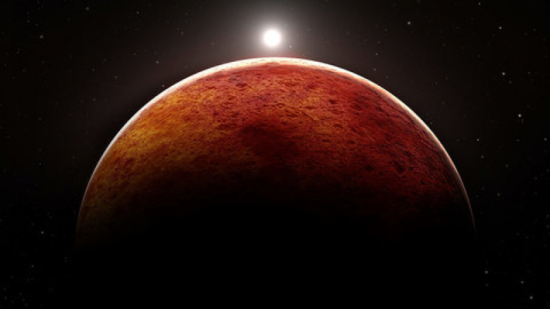 В марсиански метеорит са открити признаци на живот