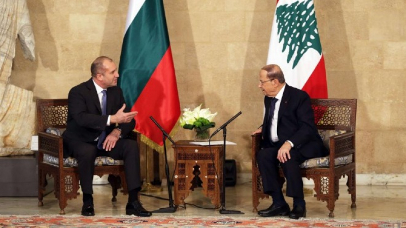 Ето какво каза Румен Радев след срещата с ливанския президент 