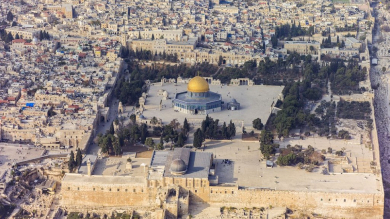 Пламна и Храмовата гора в Йерусалим (ВИДЕО)