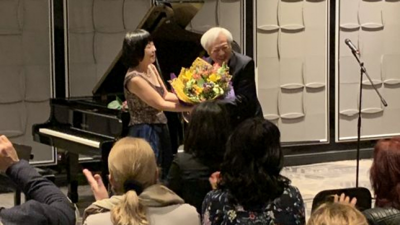 За втора година японската пианистка Фумие Фукуи изнесе концерт в зала “Киото” в хотел Marinela Sofia 