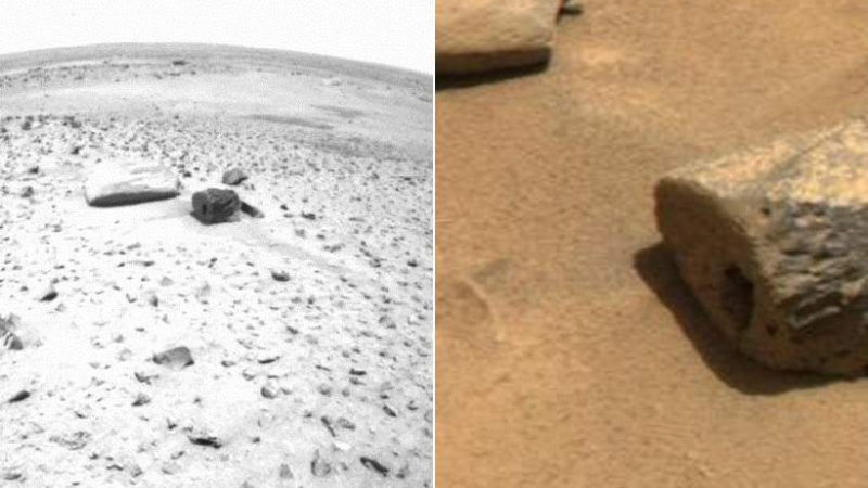 Уфолог разгледа ВИДЕО от повърхността на Марс и онемя от това, което видя!
