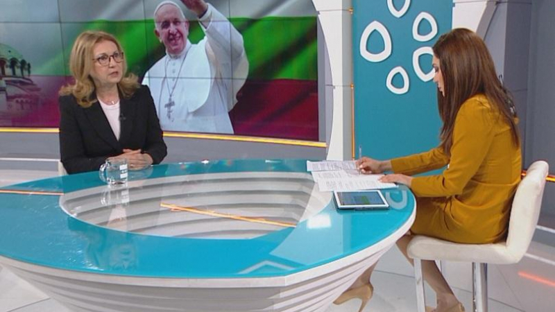 Румяна Бъчварова разкри специалното изискване на папата за посещението у нас