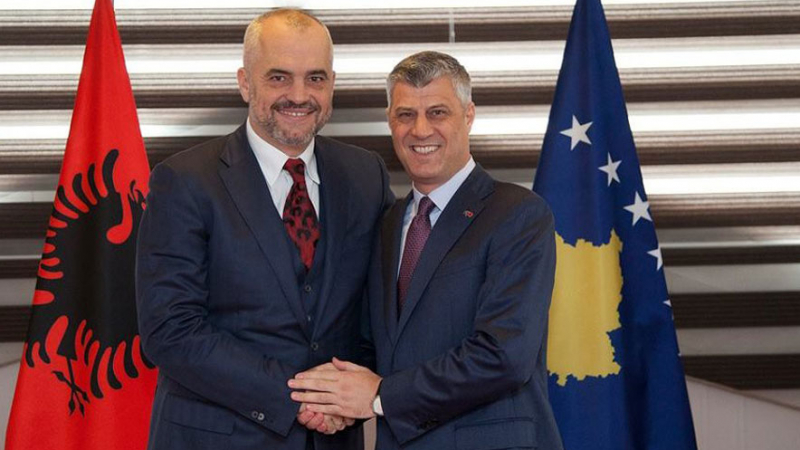 Косово и Албания поискаха "единно албанско пространство без граници" на Балканите (КАРТА) 